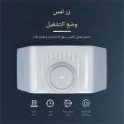 جهاز العلاج بالضوء LED، جهاز للعناية بالوجه، 7 ألوان، 119 حبة ضوء، قابل للطي