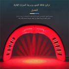 جهاز العلاج بالضوء LED، جهاز للعناية بالوجه، 7 ألوان، 184 خرزة ضوئية، رذاذ بخار، قابل للطي