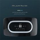 جهاز العلاج بالضوء LED، جهاز للعناية بالوجه، 7 ألوان، 184 خرزة ضوئية، رذاذ بخار، قابل للطي