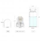 Hydra Needle 64pin، أداة تطبيق المصل، طول الإبرة 1.0 مم