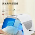 大型LED光療法機、顔と全身用、電気灸装置、サロンとスパ用、赤外線7色、折りたたみ式