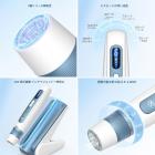 Dr. Pen Hydra Pen H5 電動マイクロニードリングダーマペン、EMS機能、10個ナノスクエアピンニードル付き