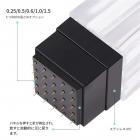 Hydraニードル 25ピン、美容液アプリケーター、針長0.5mm