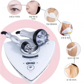 3극 및 6극 고주파 마사지기, 얼굴 및 피부 리프팅, 주름 제거