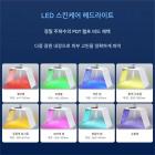LED 광선 요법 기계 얼굴 관리 장치, 7가지 색상, 145개 빛 구슬, 나노 스팀 스프레이, 접이식