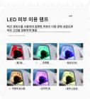 LED 광선 요법 기계 얼굴 관리 장치, 7가지 색상, 178개 빛 구슬, 나노 스팀 스프레이, 접이식