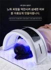 LED 광선 요법 기계 얼굴 관리 장치, 7가지 색상, 182개 빛 구슬, 접이식