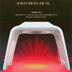 LED 광선 요법 기계 얼굴 관리 장치, 7가지 색상, 232개 광선 구슬, 나노 스팀 스프레이, EMS 패드 2개 포함, 접이식