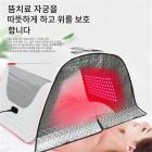 얼굴 및 전신용 대형 LED 광선 요법기, 살롱 및 스파용 전기 뜸기기, 적외선 7색, 접이식