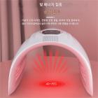 얼굴 관리 및 전신용 대형 LED 광선 요법기, 4가지 색상, 360개 광선 구슬, 조절 가능한 가열, 접이식