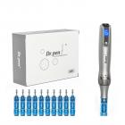 Dr. Pen M8s 전기 마이크로 니들링 데르마펜, 나노 라운드 카트리지 10개 포함
