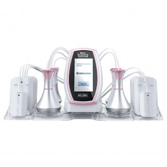 Professional 80K Ultrasonic Cavitation Machine, 6in1 Radio-frequency Body Slimming Sculpting Device, with 8 Lipolaser Pads, US Plug