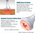 Professional 80K Ultrasonic Cavitation Machine, 6in1 Radio-frequency Body Slimming Sculpting Device, with 8 Lipolaser Pads, US Plug