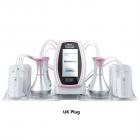 Professional 80K Ultrasonic Cavitation Machine, 6in1 Radio-frequency Body Slimming Sculpting Device, with 8 Lipolaser Pads, UK Plug