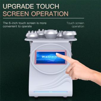 Professional 80K Ultrasonic Cavitation Machine, 5in1 Radio-frequency Body Slimming Sculpting Device for Fat Burn and Full Body Massage, US Plug