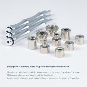 Face & Skin Diamond Microdermabrasion Device with Oxygen Sprayer for Peeling, Lifting, Tighten, Wrinkle Removal, US Plug