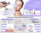 Face & Skin Diamond Microdermabrasion Device with Oxygen Sprayer for Peeling, Lifting, Tighten, Wrinkle Removal, US Plug