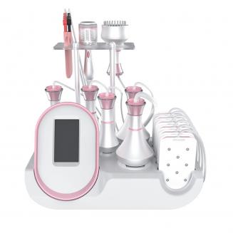 Professional 80K Ultrasonic Cavitation Machine, 9in1 Radio-frequency Body Slimming Sculpting Device, with 6 Lipolaser Pads, US Plug