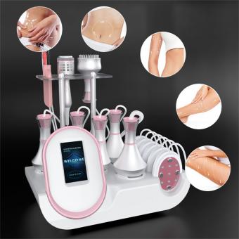 Professional 80K Ultrasonic Cavitation Machine, 9in1 Radio-frequency Body Slimming Sculpting Device, with 6 Lipolaser Pads, US Plug