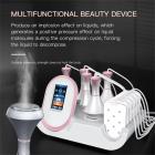 Professional 80K Ultrasonic Cavitation Machine, 9in1 Radio-frequency Body Slimming Sculpting Device, with 6 Lipolaser Pads, US Plug