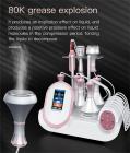 Professional 80K Ultrasonic Cavitation Machine, 9in1 Radio-frequency Body Slimming Sculpting Device, with 6 EMS Pads, US Plug