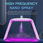 LED Light Therapy Machine Face Care Device, 7 Colors, 145 Light Beads, Nano Steam Spray, Foldable, US Plug