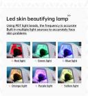 LED Light Therapy Machine Face Care Device, 7 Colors, 178 Light Beads, Nano Steam Spray, Foldable, US Plug