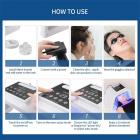 LED Light Therapy Machine Face Care Device, 7 Colors, 178 Light Beads, Nano Steam Spray, Foldable, US Plug