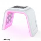 LED Light Therapy Machine Face Care Device, 7 Colors, 178 Light Beads, Nano Steam Spray, Foldable, UK Plug