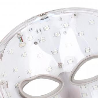 LED Light Therapy Face Mask, 7 Colors, 54 Light Beads, USB Rechargeable