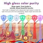 LED Light Therapy Face Mask, 7 Colors, 54 Light Beads, USB Rechargeable