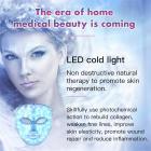 LED Light Therapy Face Mask, 7 Colors, 54 Light Beads, USB Rechargeable