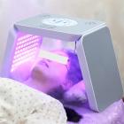 LED Light Therapy Machine Face Care Device, 7 Colors, 222 Light Beads, Nano Steam Spray, Foldable, US Plug