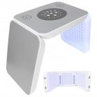 LED Light Therapy Machine Face Care Device, 7 Colors, 222 Light Beads, Nano Steam Spray, Foldable, US Plug