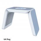 LED Light Therapy Machine Face Care Device, 7 Colors, 222 Light Beads, Nano Steam Spray, Foldable, UK Plug