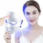 LED Light Therapy Face Mask, 7 Colors, 54 Light Beads, USB Rechargeable