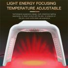 LED Light Therapy Machine Face Care Device, 7 Colors, 232 Light Beads, Nano Steam Spray, with 2 EMS Pads, Foldable, US Plug