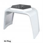 LED Light Therapy Machine Face Care Device, 7 Colors, 232 Light Beads, Nano Steam Spray, with 2 EMS Pads, Foldable, EU Plug