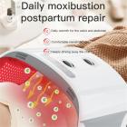 Large LED Light Therapy Machine for Face and Full Body, Electric Moxibustion Device for Salon and SPA Use, Infraded 7 Colors, Foldable, US Plug