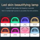 LED Light Therapy Machine Face Care Device, 7 Colors, 184 Light Beads, Nano Steam Spray, Foldable, US Plug