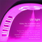 LED Light Therapy Machine Face Care Device, 7 Colors, 184 Light Beads, Nano Steam Spray, Foldable, US Plug