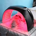 LED Light Therapy Machine Face Care Device, 7 Colors, 184 Light Beads, Nano Steam Spray, Foldable, US Plug
