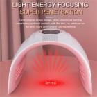 Large LED Light Therapy Machine for Face Care and Full Body, 4 Colors, 360 Light Beads, Adjustable Heated, Foldable, US Plug