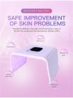 Large LED Light Therapy Machine for Face Care and Full Body, 7 Colors, 468 Light Beads, Foldable, US Plug