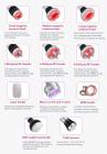 Professional 80K Ultrasonic Cavitation Machine, 11in1 All in One Radio-frequency Body Slimming Fat Burning Device, with 6 Lipolaser Pads, US Plug