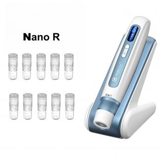 Dr. Pen Hydra Pen H5 Electric Microneedling Dermapen, EMS Function, with 10pcs Nano Round Cartridges