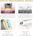 Mlay T8 (Dark Gold) IPL Laser Permanent Hair Removal, 500,000 Flashes, Ice Cooling, FDA Certified, US Plug