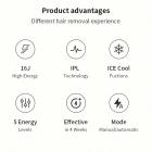 Mlay T8 (Dark Gold) IPL Laser Permanent Hair Removal, 500,000 Flashes, Ice Cooling, FDA Certified, US Plug