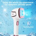 Mlay T8 (Pearl White) IPL Laser Permanent Hair Removal, 500000 Flashes, Ice Cooling, FDA Certified, US Plug