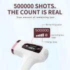 Mlay T8 (Pearl White) IPL Laser Permanent Hair Removal, 500000 Flashes, Ice Cooling, FDA Certified, US Plug